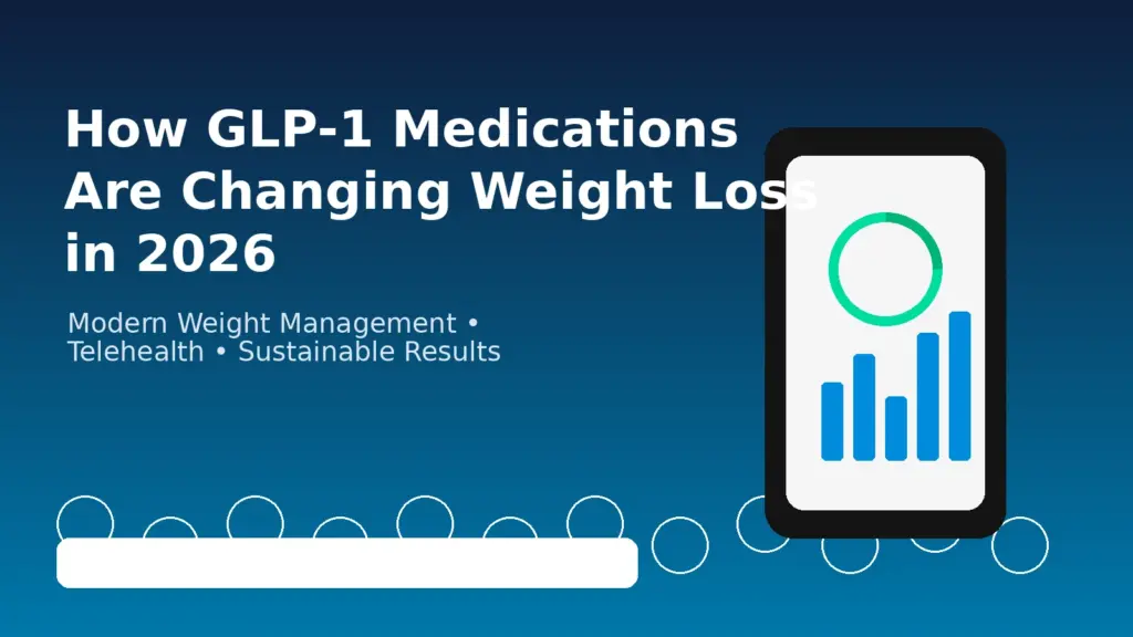 Healthcare provider discussing GLP-1 weight loss medications with a patient